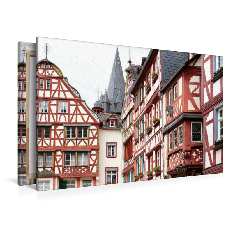 Fachwerk am historischen Marktplatz in Bernkastel-Kues