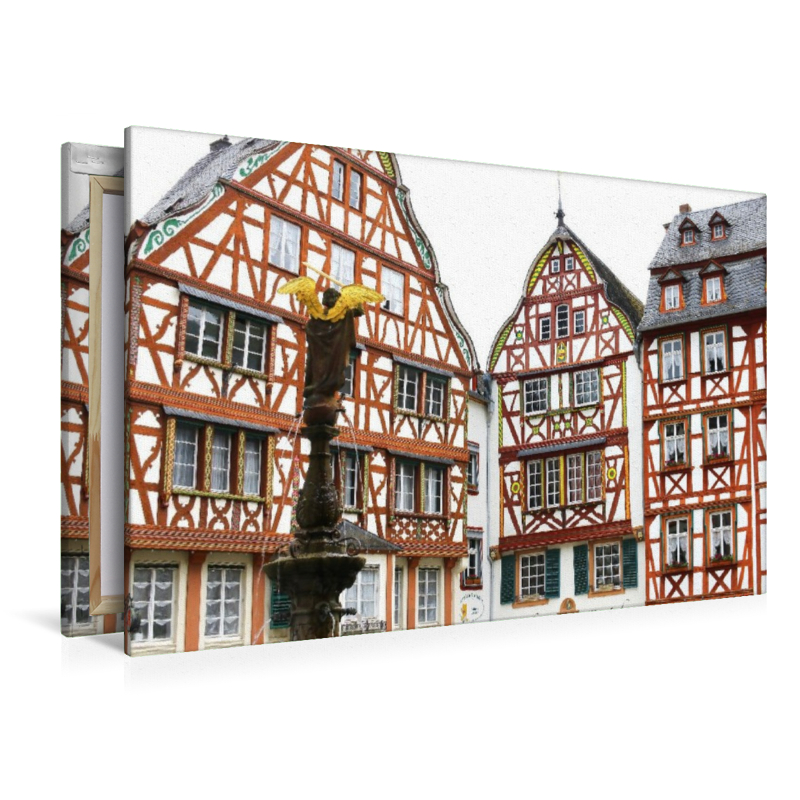 Marktplatz mit St. Michaelsbrunnen in Bernkastel-Kues