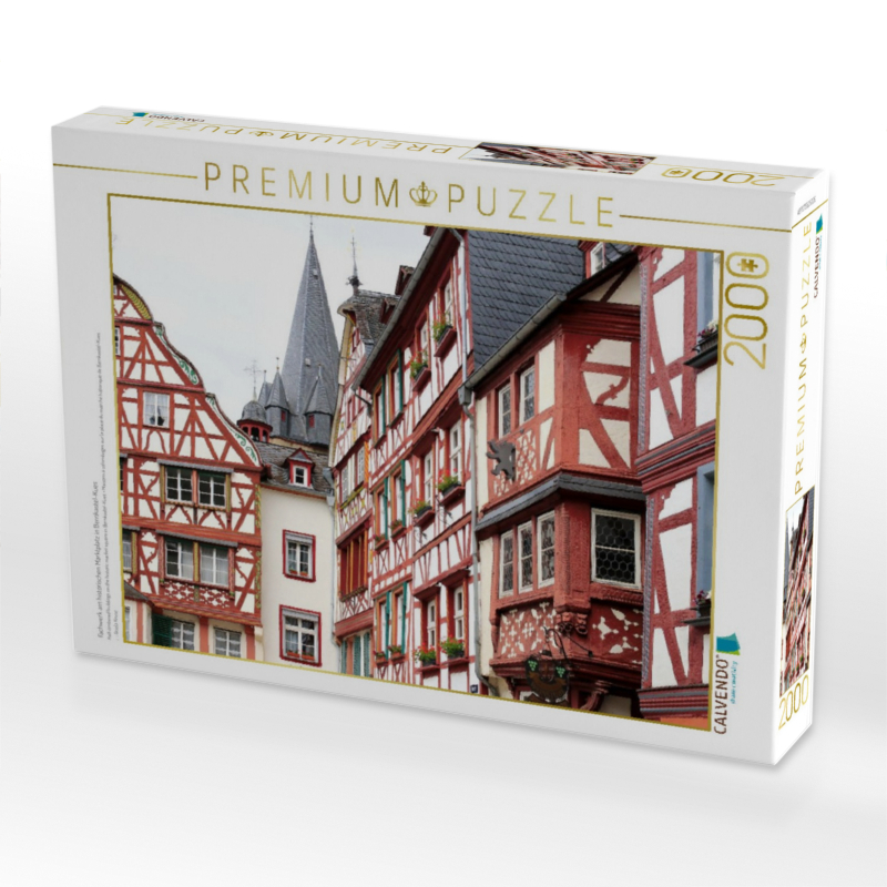 Fachwerk am historischen Marktplatz in Bernkastel-Kues