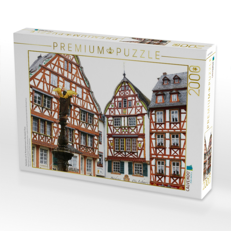 Marktplatz mit St. Michaelsbrunnen in Bernkastel-Kues