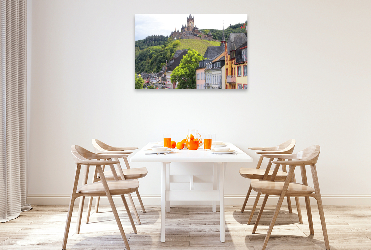 Moselort Cochem mit der Reichsburg