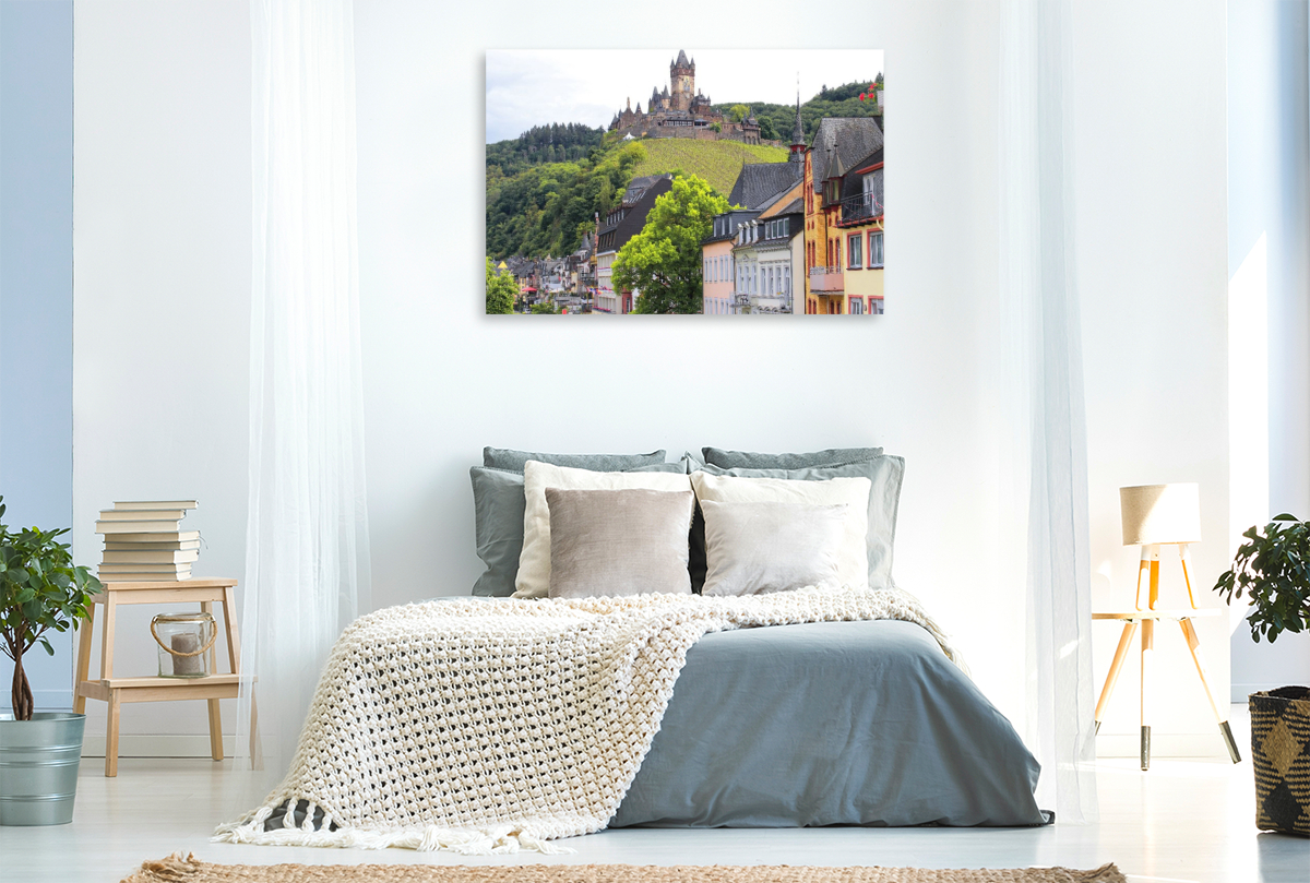 Moselort Cochem mit der Reichsburg
