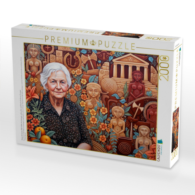 Marija Gimbutas (1921–1994), Archäologin, erforschte neolithische Kulturen Europas