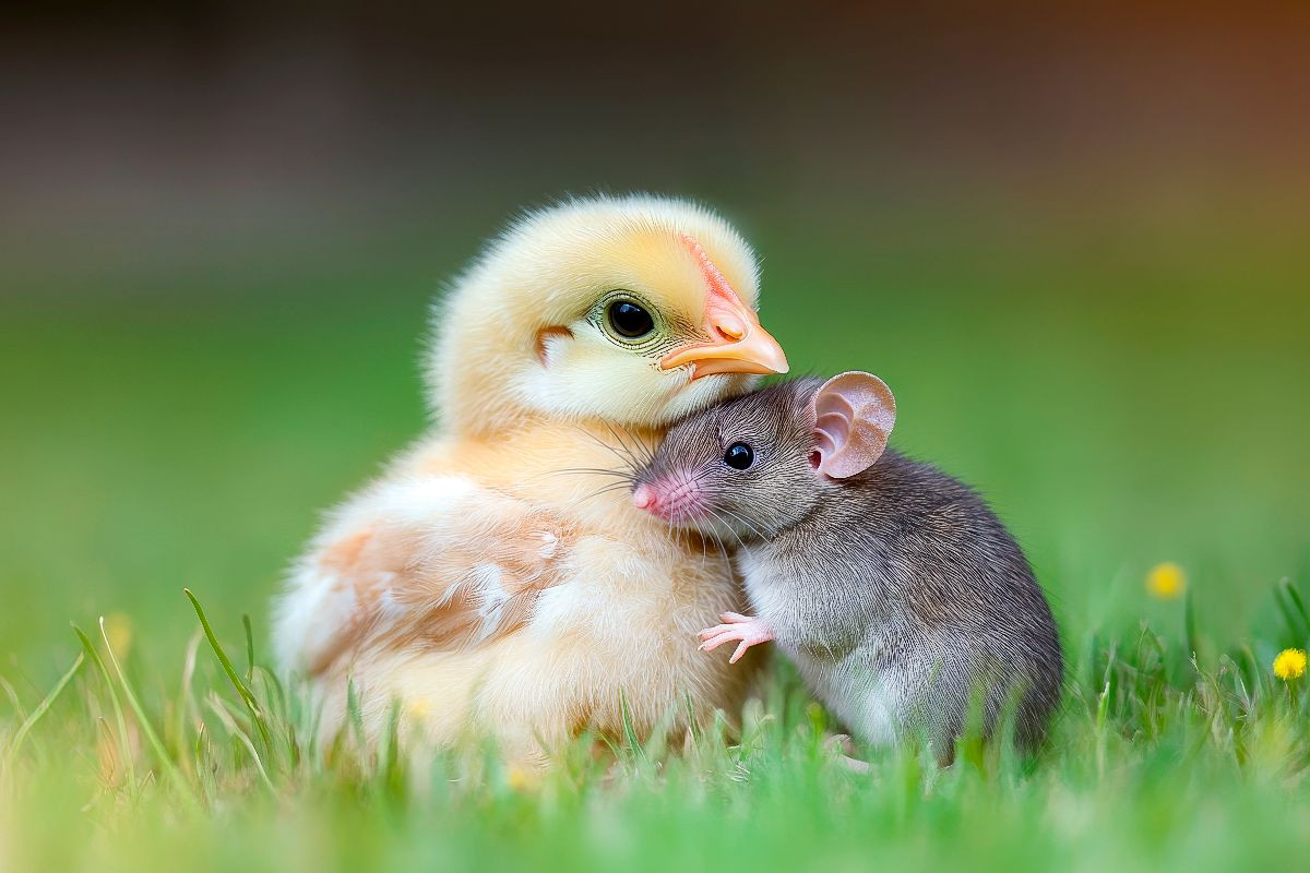 Küken und Maus - Ungewöhnliche Freundschaft