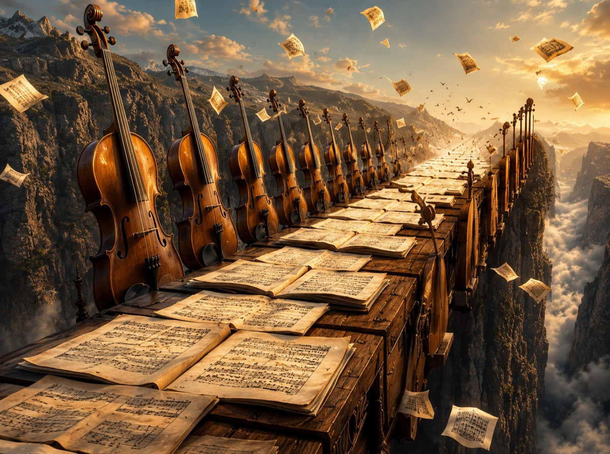 Die Symphonie über den Wolkenschluchten
