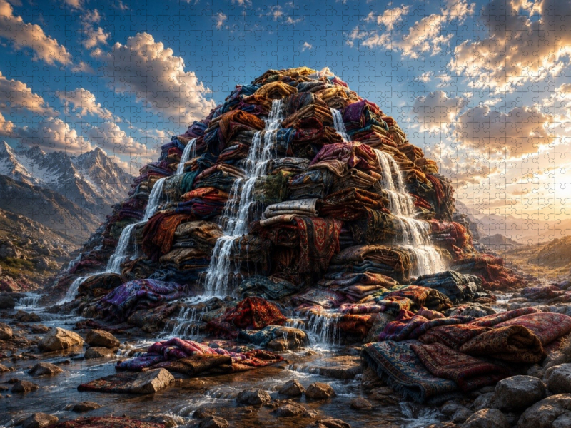 Die Stoffberge der Träume