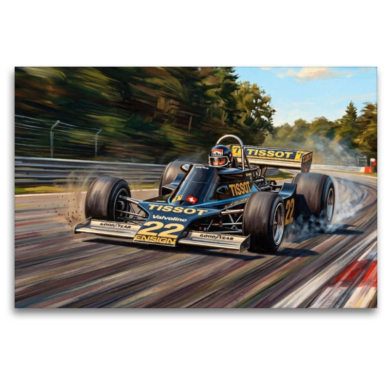 In der Weltmeisterschaft der Formel 1 des Jahres 1976 war Jacky Ickx im Ensign-Ford eher glücklos.
