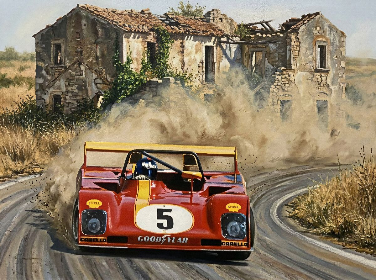Erstmals bei der Targa Florio startend, hatte Ickx mit dem Ferrari 312PB Pech und fiel aus.