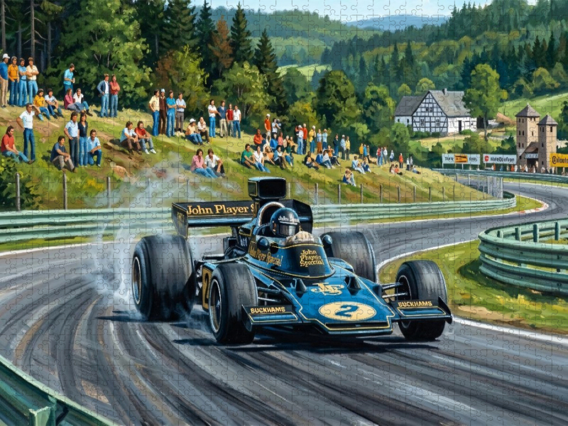Ickx hatte die Scuderia Ferrari verlassen und startete 1974 in der Formel 1 für das britische Team Lotus.