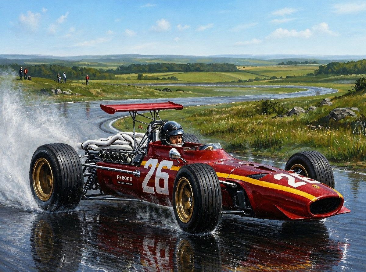In der Formel 1 war Jacky Ickx für Ferrari 1968 sowie von 1970 bis 1973 unterwegs.