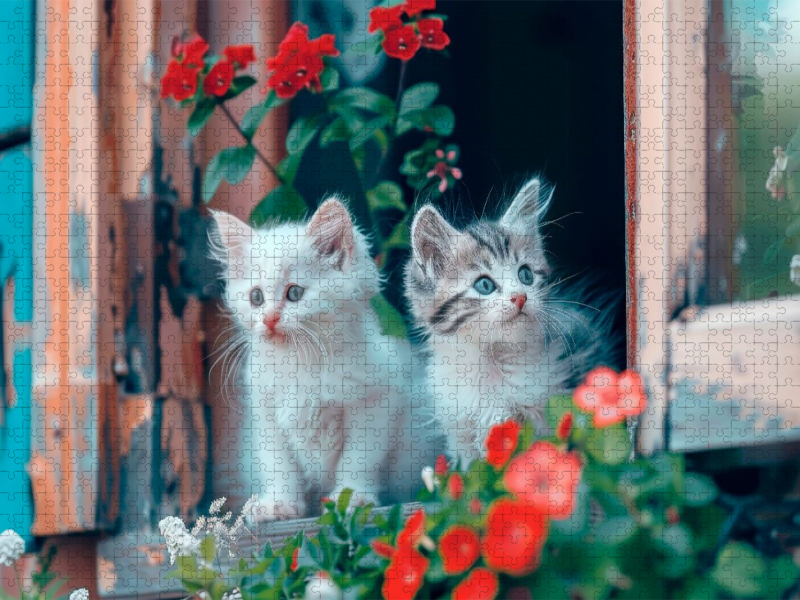 Katzenbabys - Am Fenster zur Welt