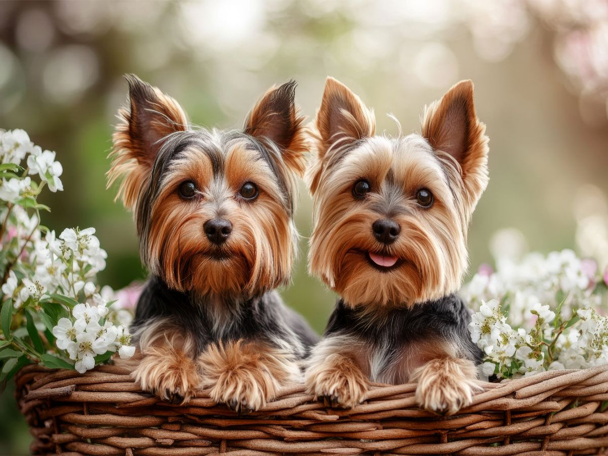 Yorkshire Terrier - Ein Korb voller Freude