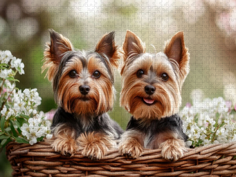 Yorkshire Terrier - Ein Korb voller Freude
