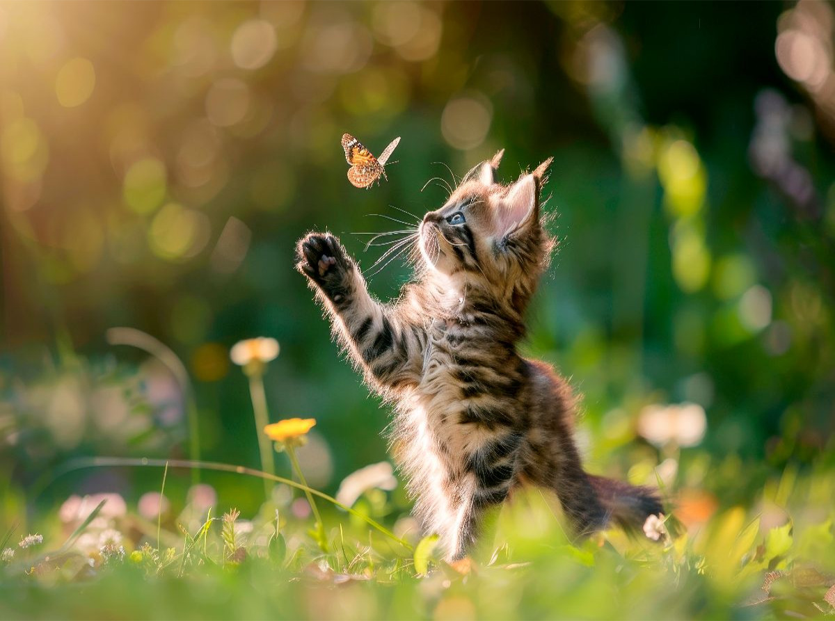 Katzenbaby - Sommermärchen auf vier Pfoten