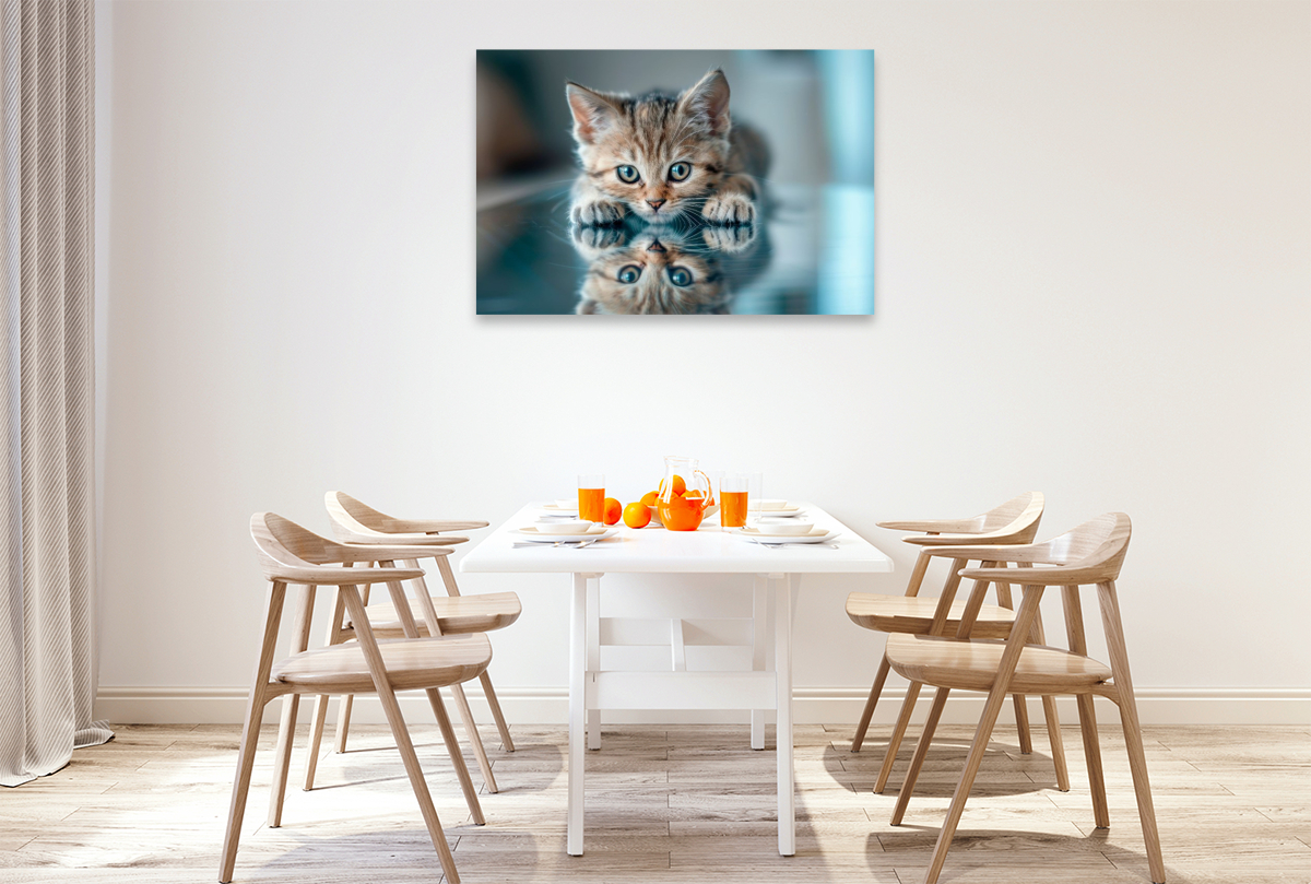 Katzenbaby - Spiegelbild des Glücks