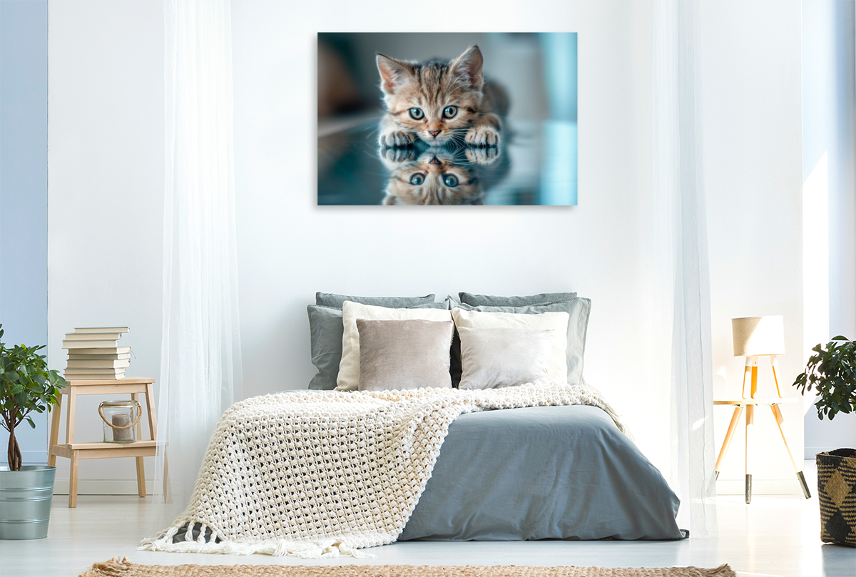 Katzenbaby - Spiegelbild des Glücks