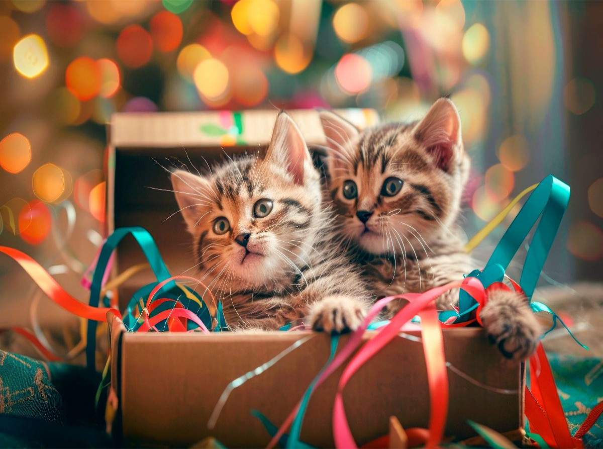 Katzenbabys - Gemeinsam im bunten Abenteuerland