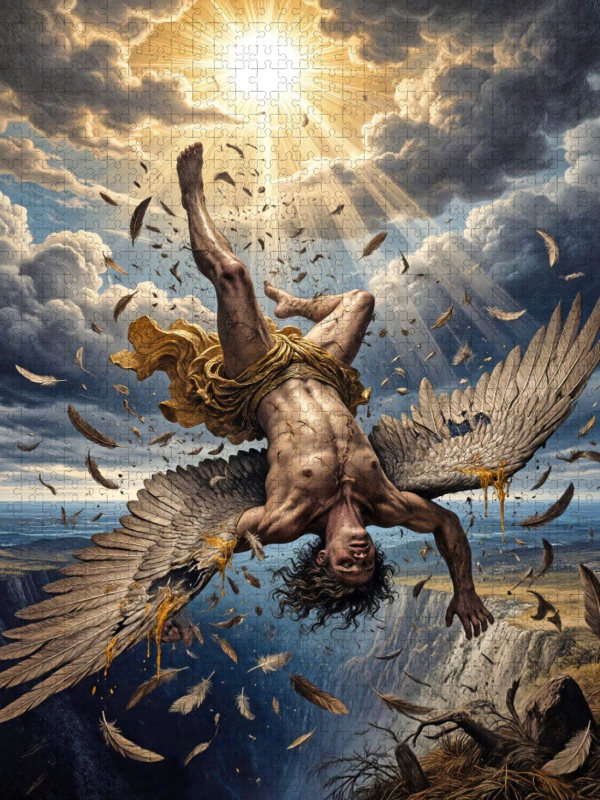 Ikarus und der Sturz aus den Wolken