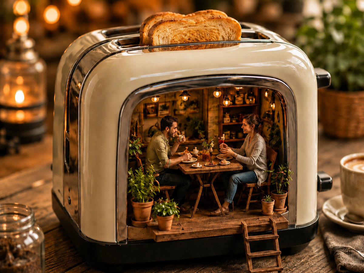 Cafe im Toaster