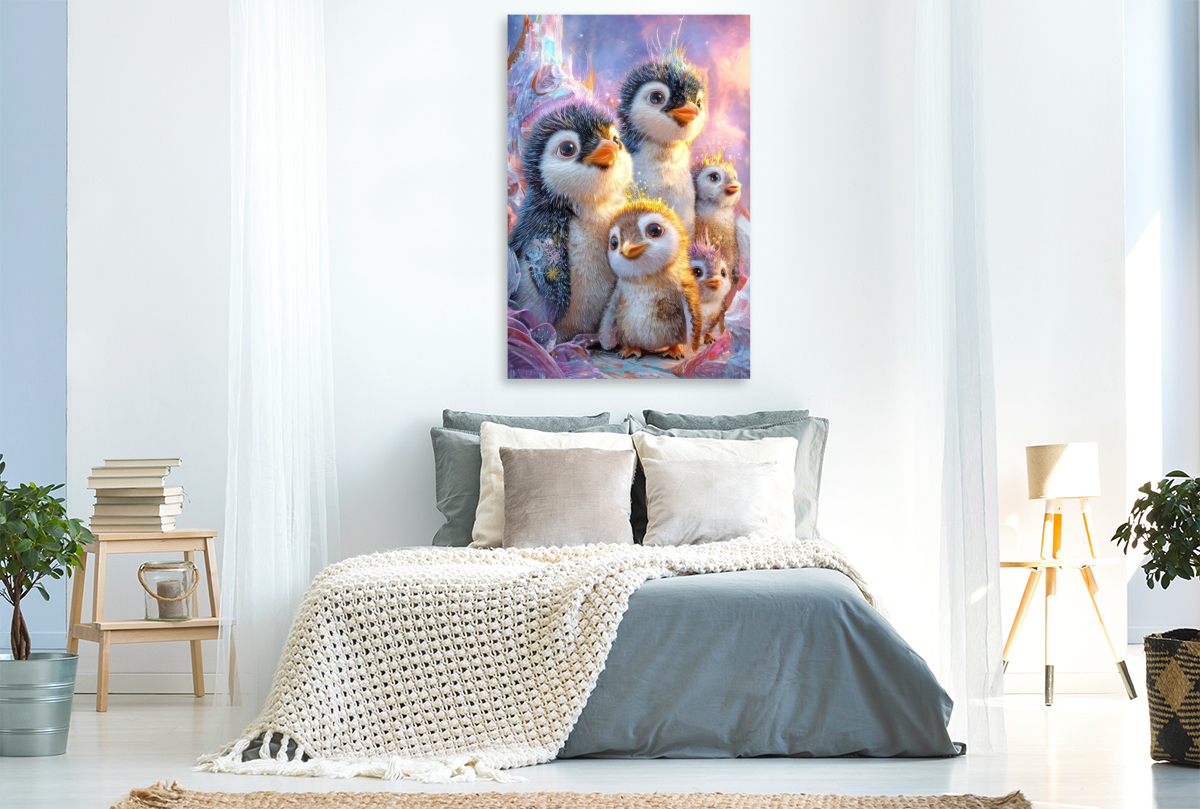 Drollige Pinguine