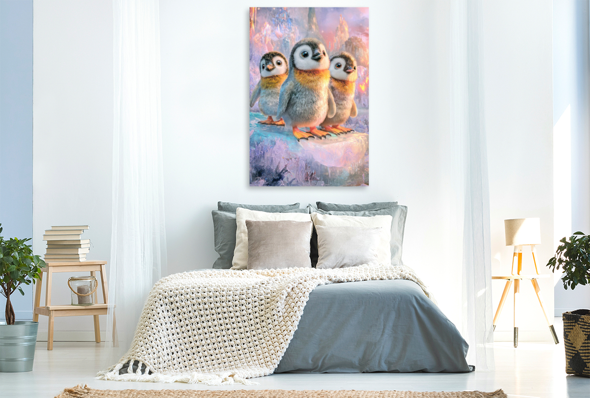 Drollige Pinguine