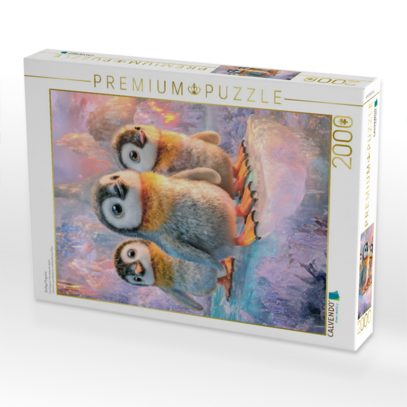 Drollige Pinguine
