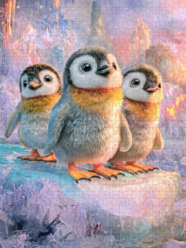 Drollige Pinguine