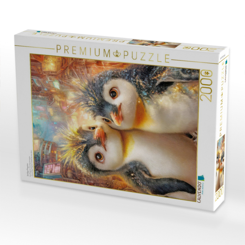 Drollige Pinguine