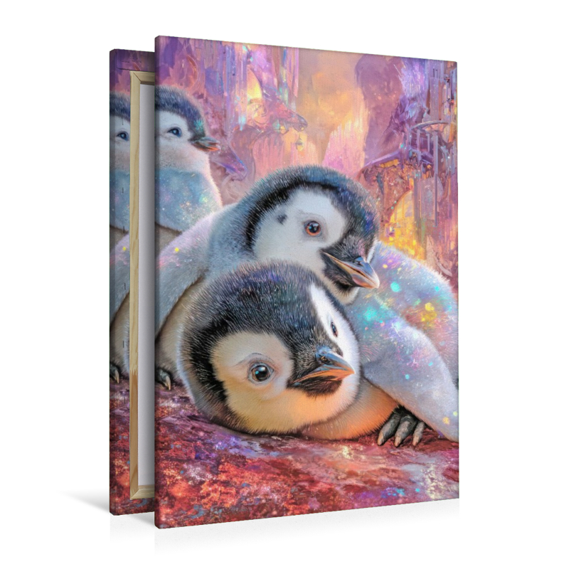 Drollige Pinguine