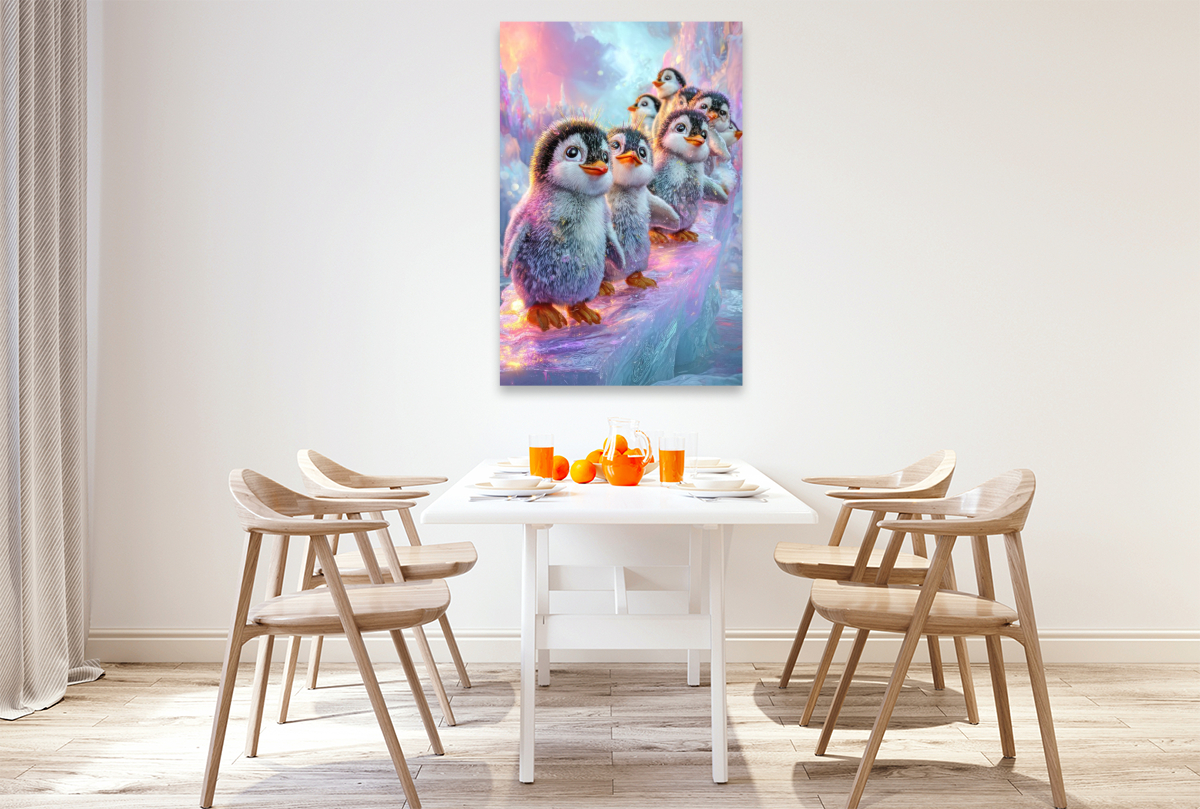 Drollige Pinguine