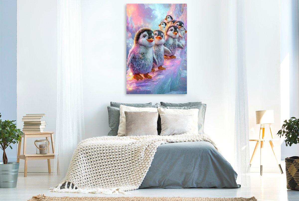Drollige Pinguine