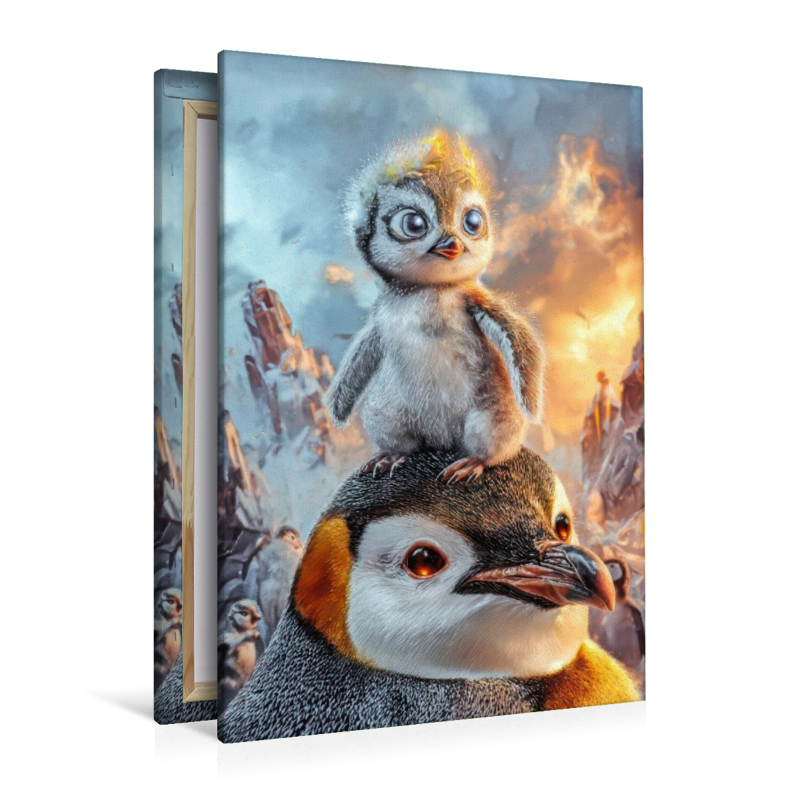 Drollige Pinguine