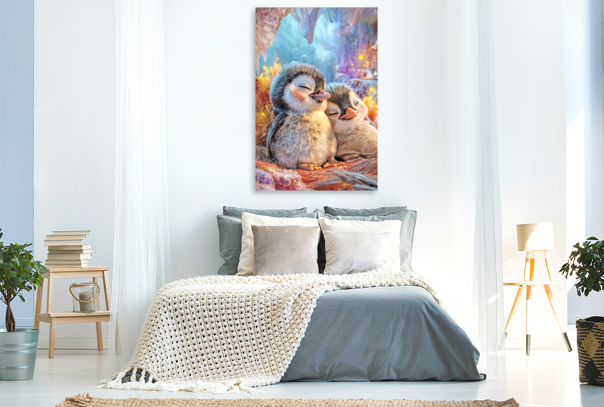 Drollige Pinguine