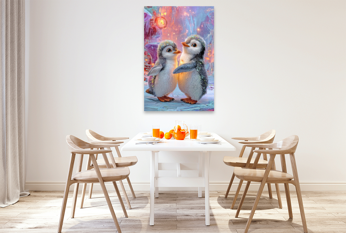 Drollige Pinguine