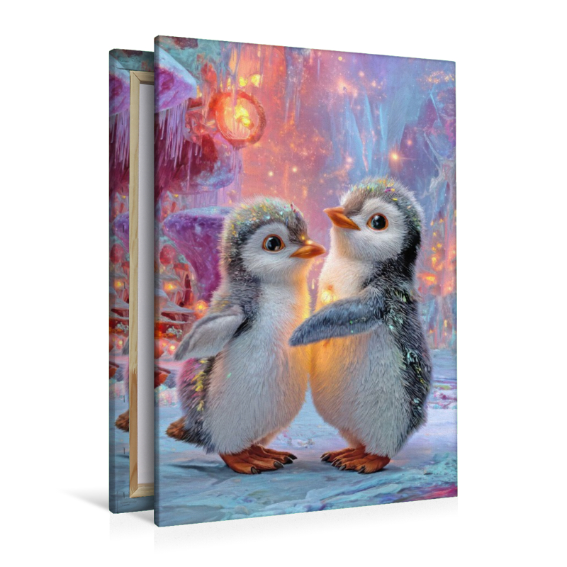 Drollige Pinguine