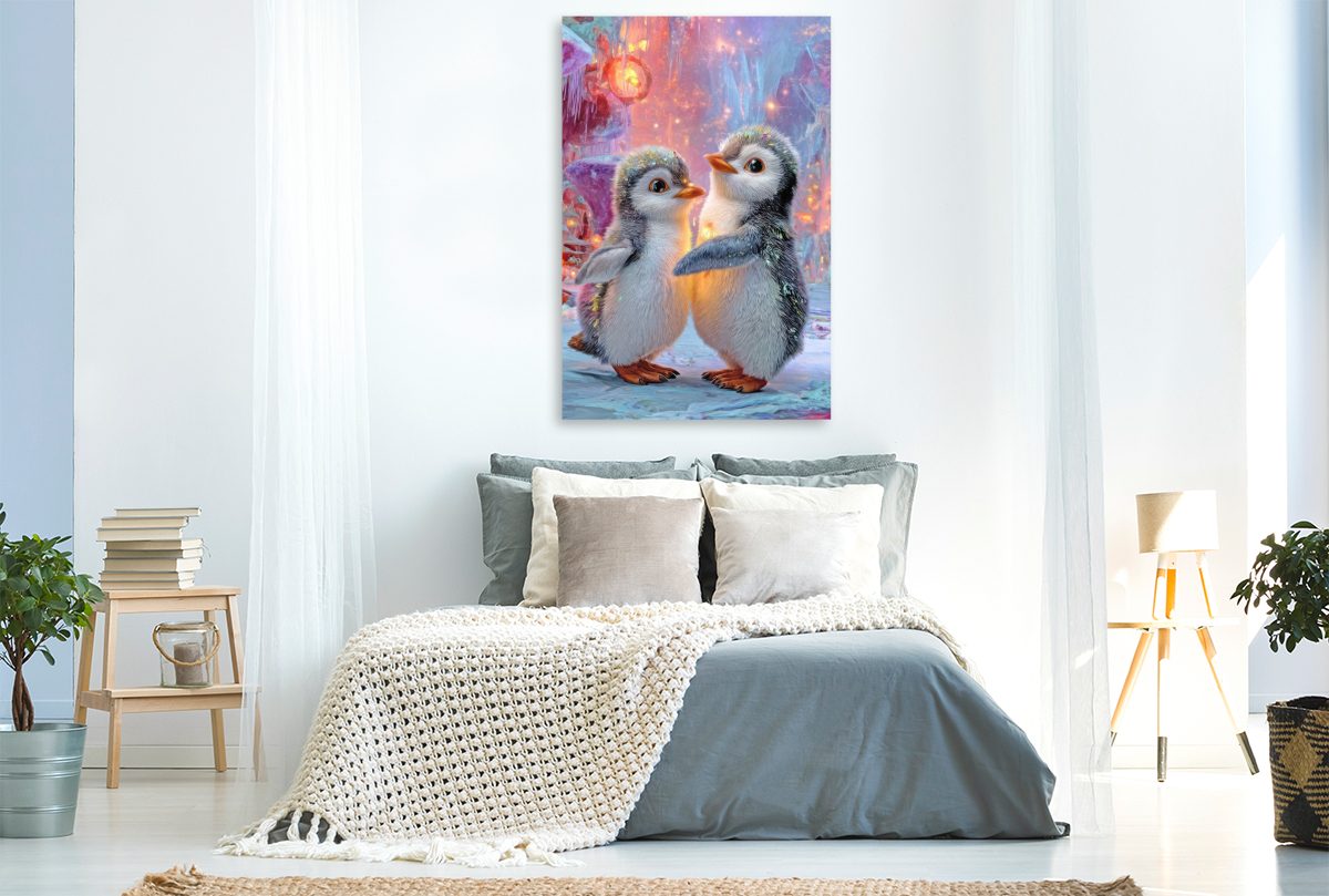 Drollige Pinguine