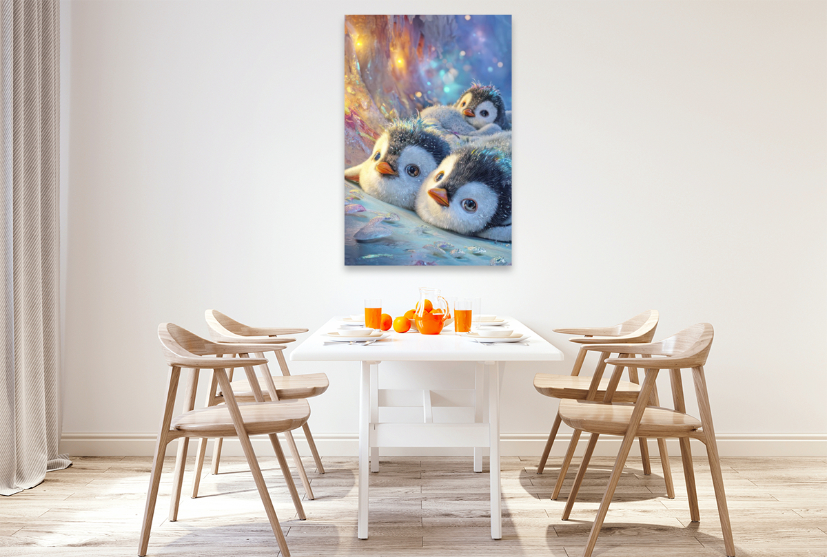 Drollige Pinguine