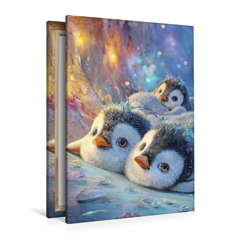 Drollige Pinguine
