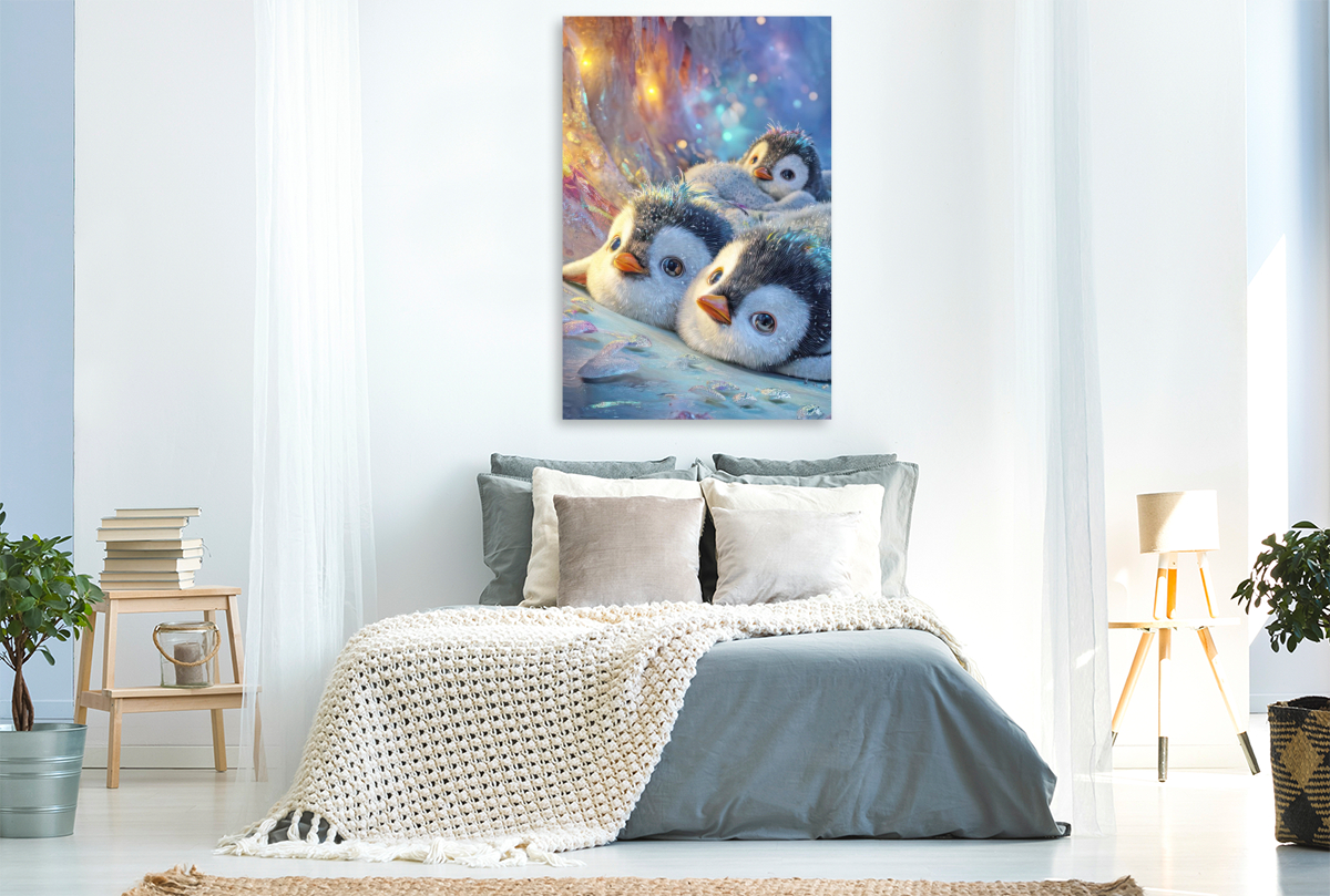 Drollige Pinguine