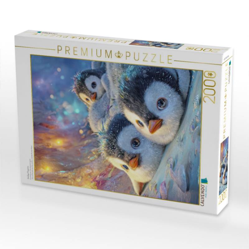 Drollige Pinguine