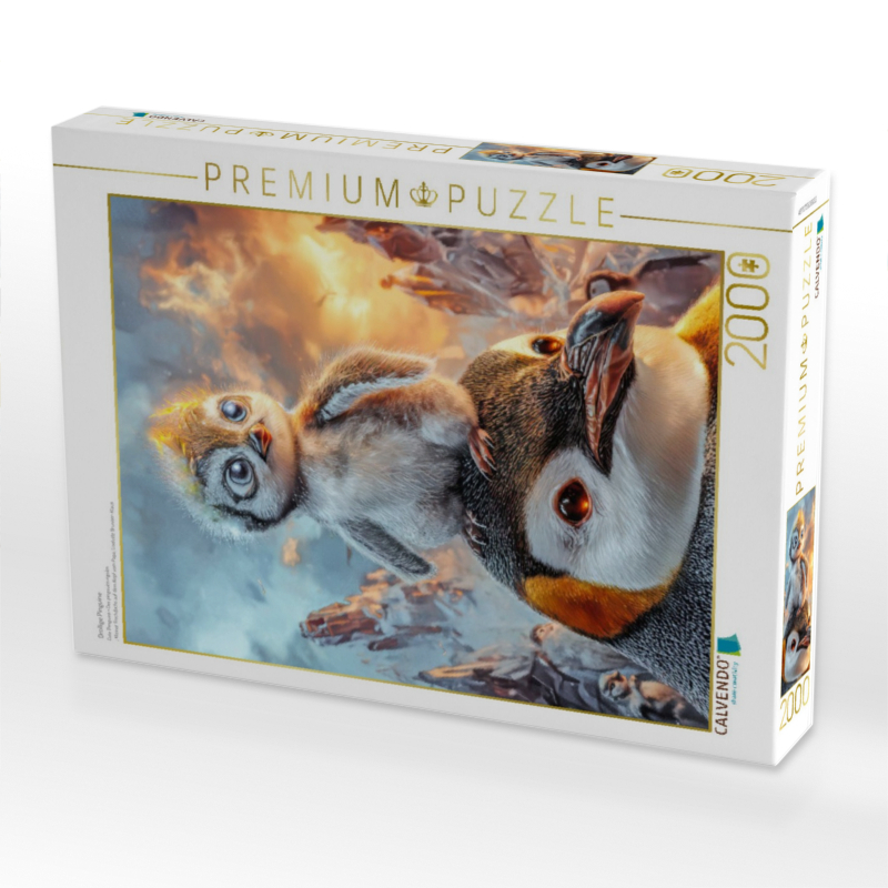 Drollige Pinguine