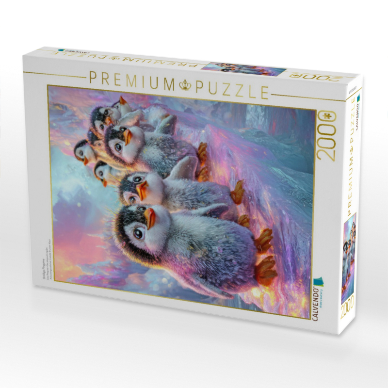 Drollige Pinguine