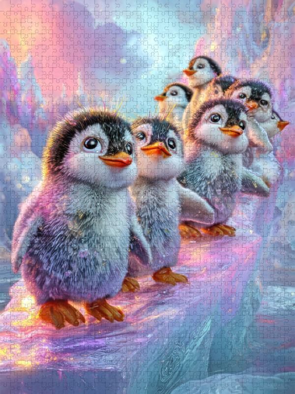 Drollige Pinguine