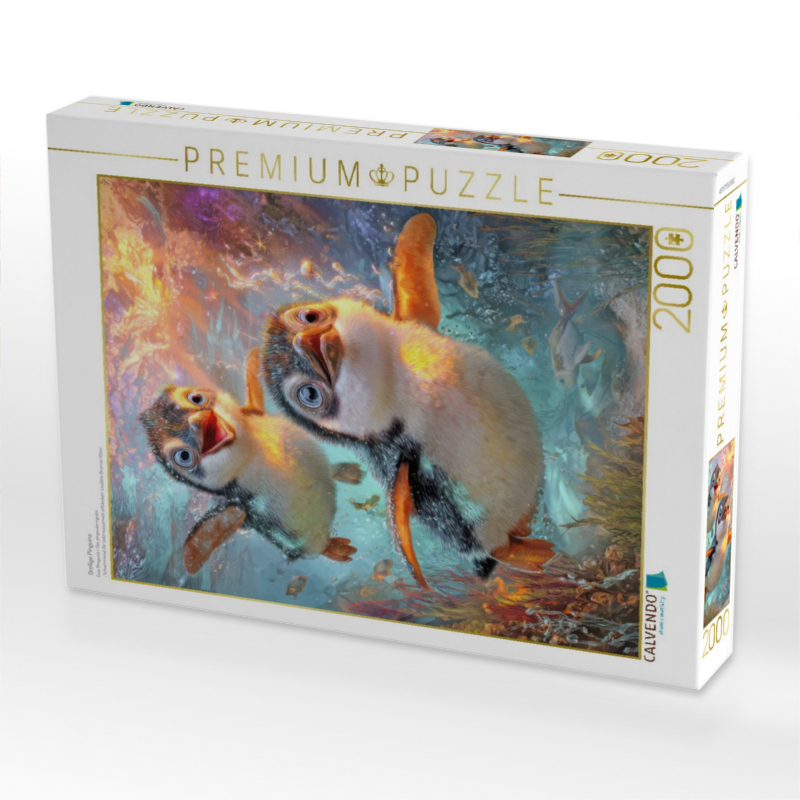 Drollige Pinguine
