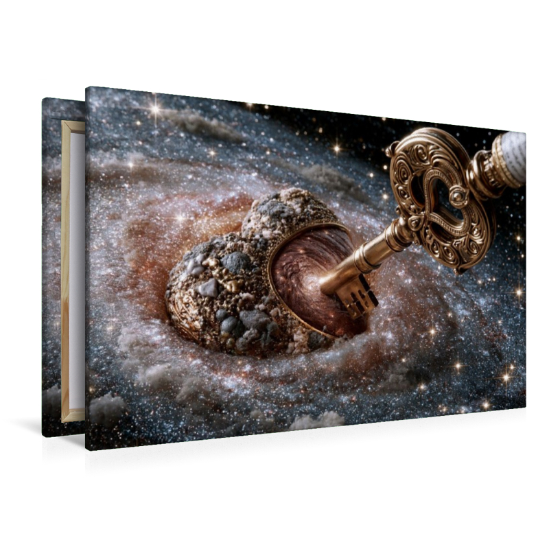 Gigantisches Herz im Zentrum einer Spiralgalaxie