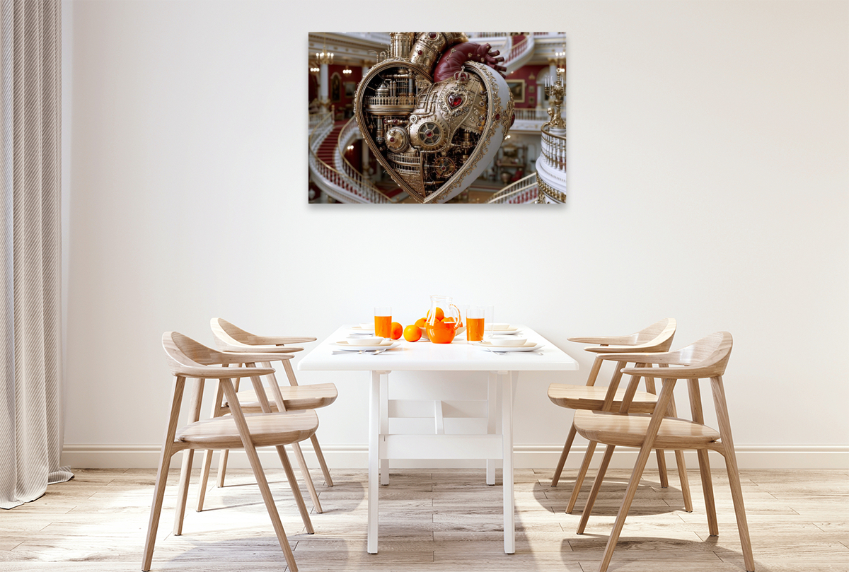 Königliches Steampunk-Herz