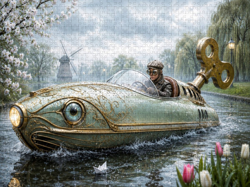 Das Windschlüsselboot