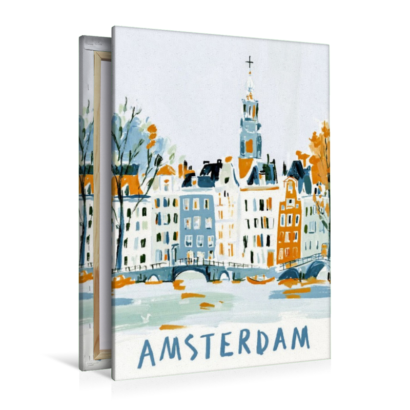 Amsterdam mit den typischen Grachten