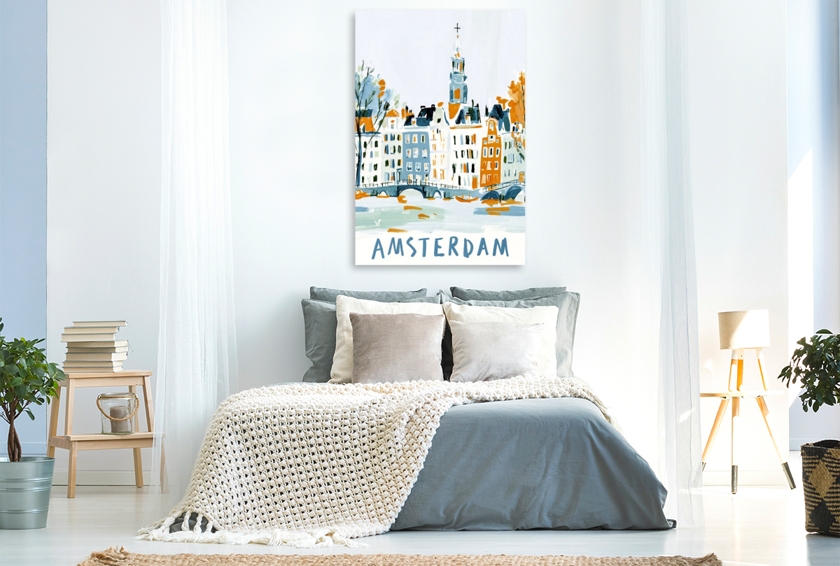 Amsterdam mit den typischen Grachten