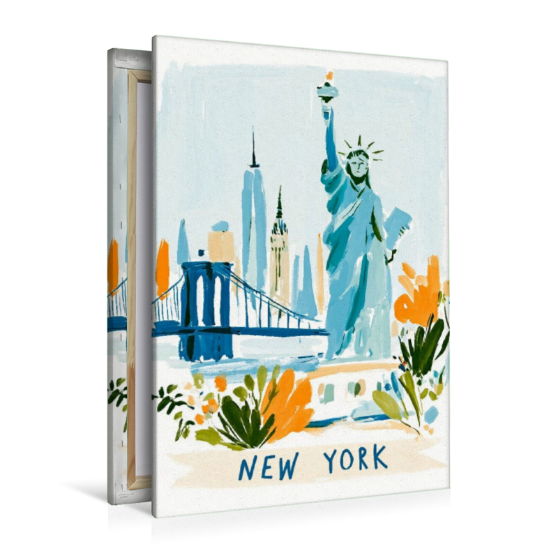 New Yorker Skyline mit der Freiheitsstatue